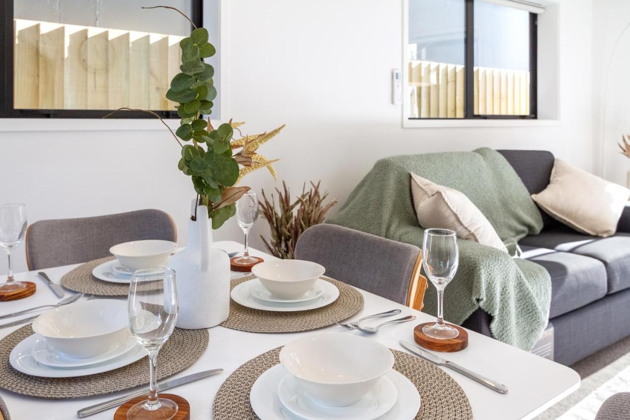 Modern Townhouse Cashel Street 2 Bed 2 Bath Leilighet Christchurch Eksteriør bilde