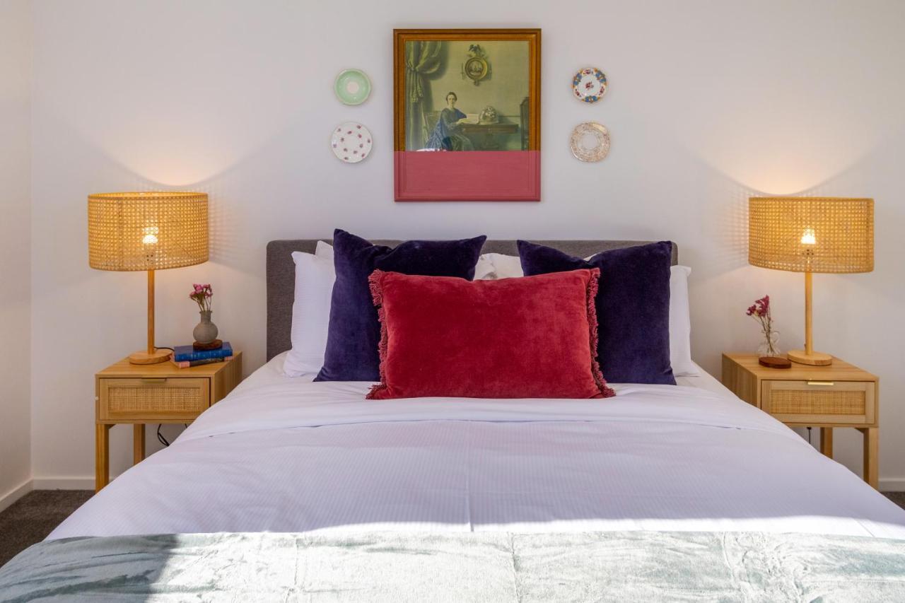Modern Townhouse Cashel Street 2 Bed 2 Bath Leilighet Christchurch Eksteriør bilde