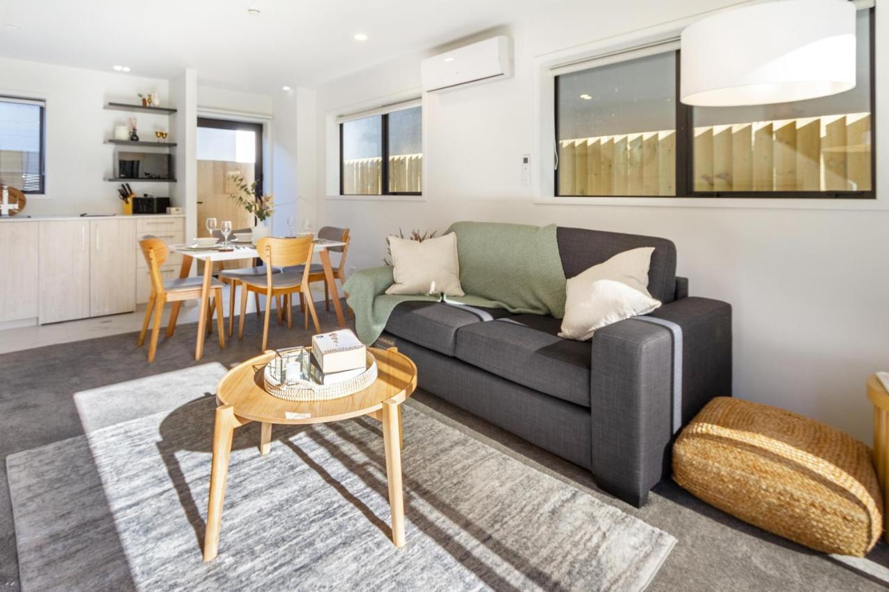 Modern Townhouse Cashel Street 2 Bed 2 Bath Leilighet Christchurch Eksteriør bilde
