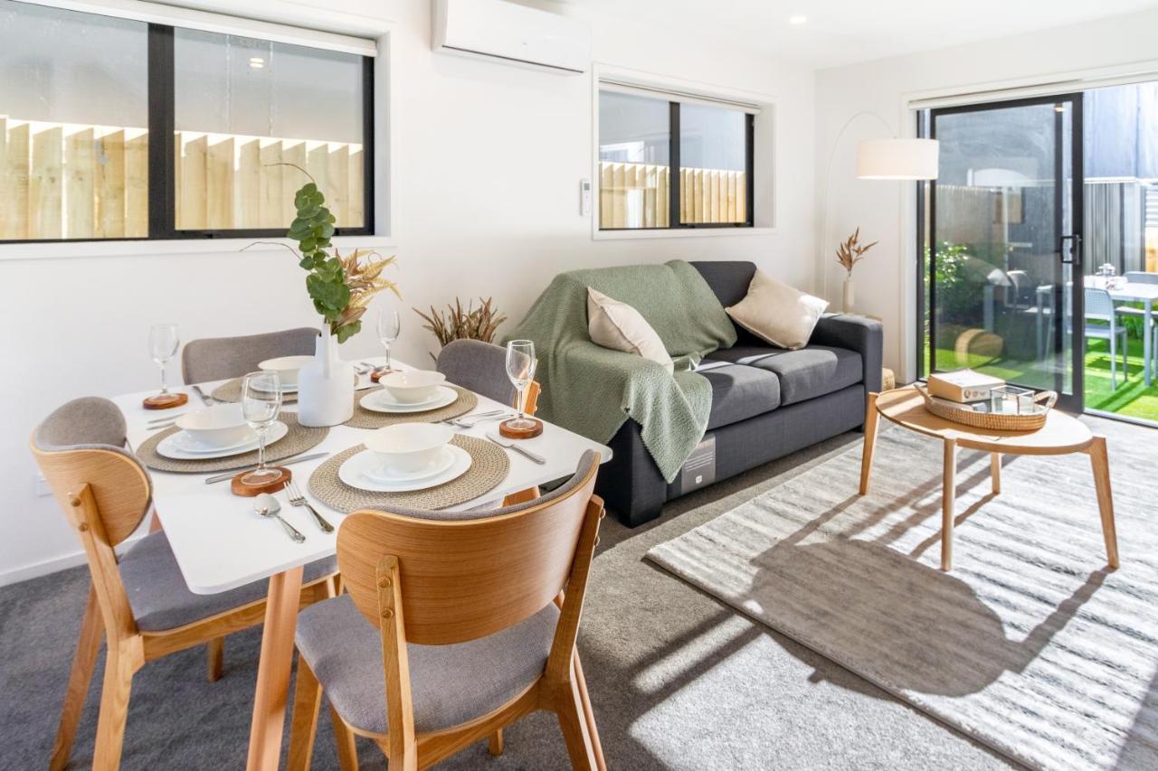Modern Townhouse Cashel Street 2 Bed 2 Bath Leilighet Christchurch Eksteriør bilde