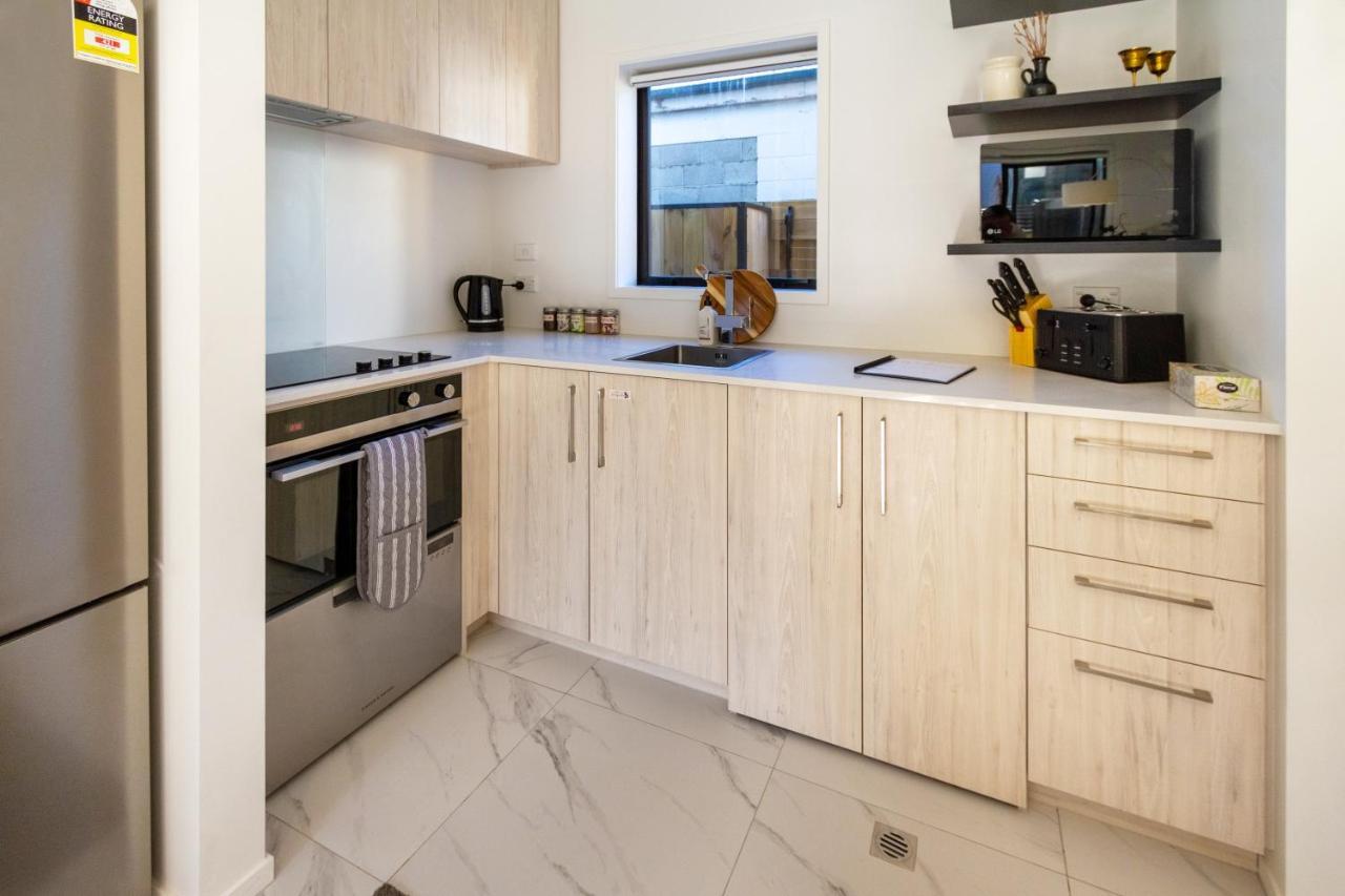 Modern Townhouse Cashel Street 2 Bed 2 Bath Leilighet Christchurch Eksteriør bilde