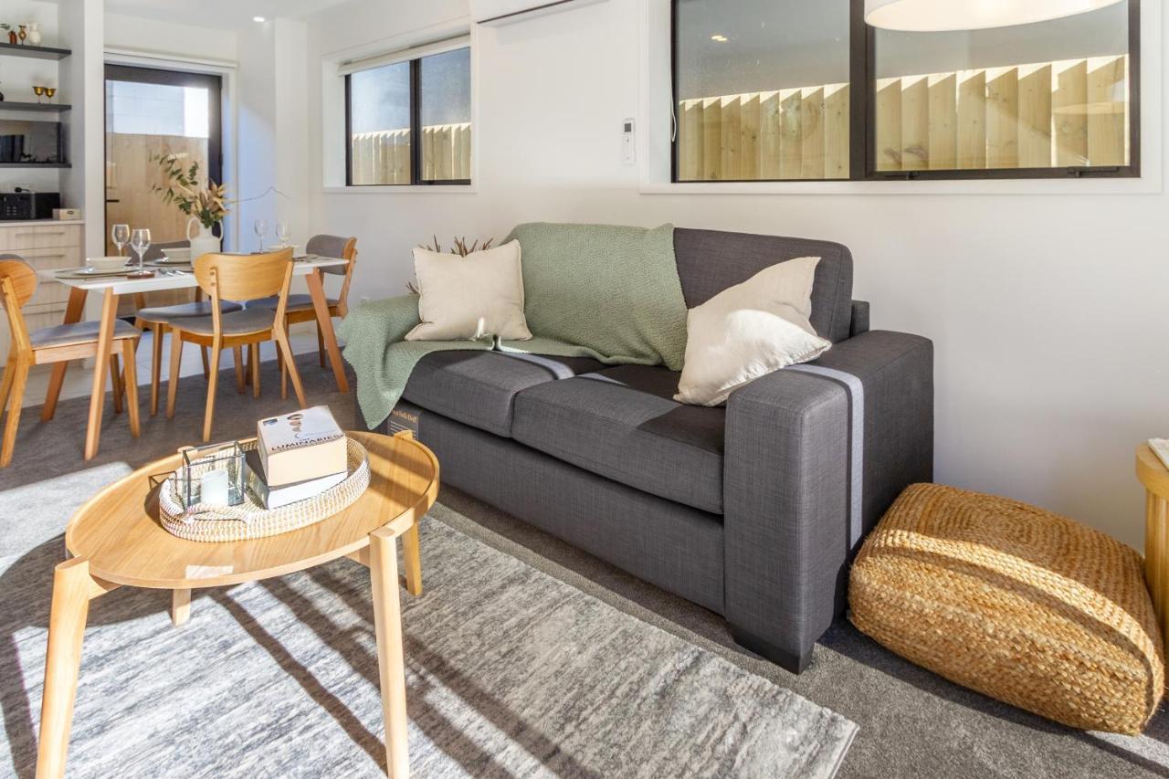 Modern Townhouse Cashel Street 2 Bed 2 Bath Leilighet Christchurch Eksteriør bilde