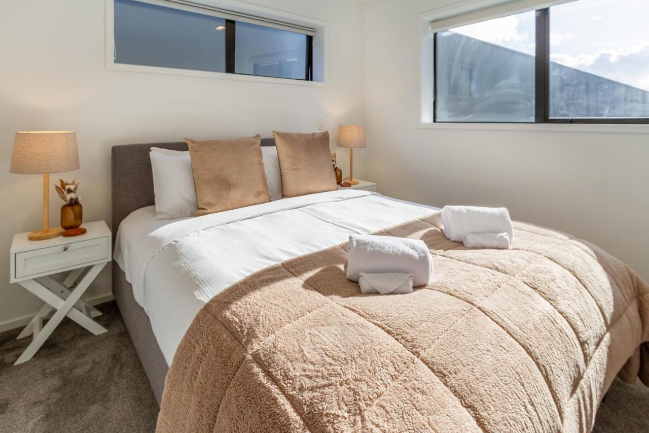 Modern Townhouse Cashel Street 2 Bed 2 Bath Leilighet Christchurch Eksteriør bilde